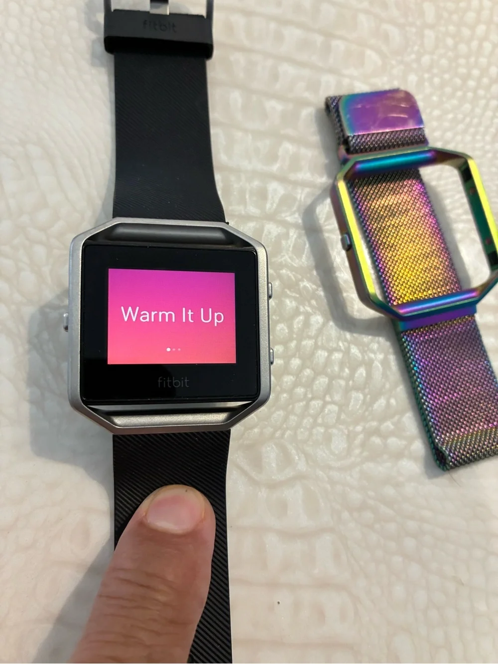 fitbit Smartwatch with Black Band